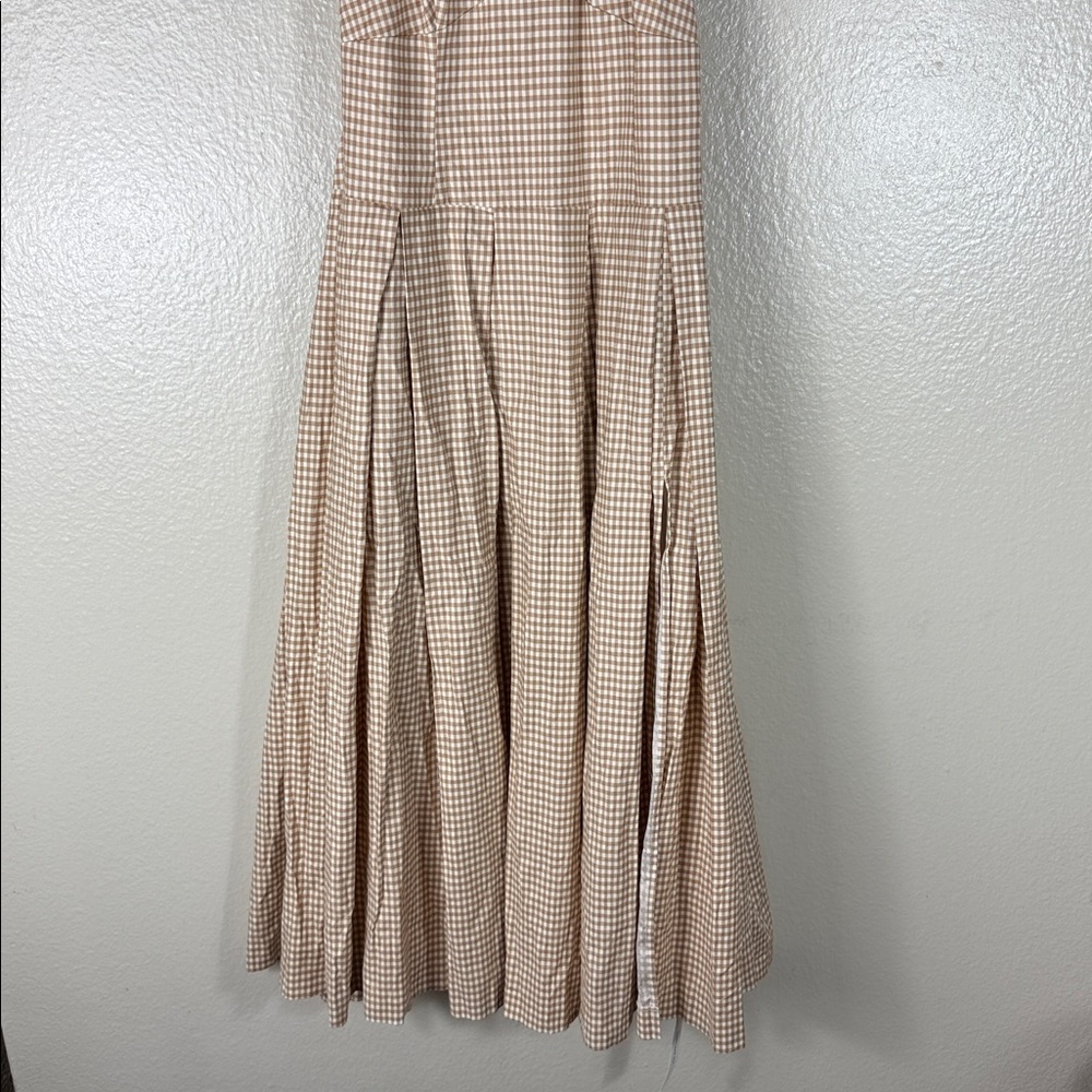 Reformation Beaux Dress in Anzo Check - Picture 9 of 13